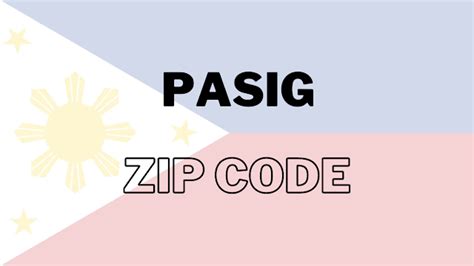 Pasig and Pateros ZIP Codes (Philippines) .